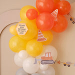Construction Diggin' Balloon Garland Kit