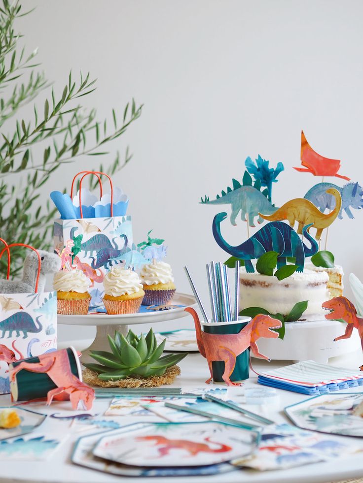 Dinosaur Kingdom Cake Topper Set