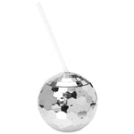 Silver Disco Ball Sipper Cup