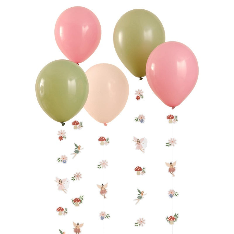 Fairy Garden Balloons & Tails (5 pack)