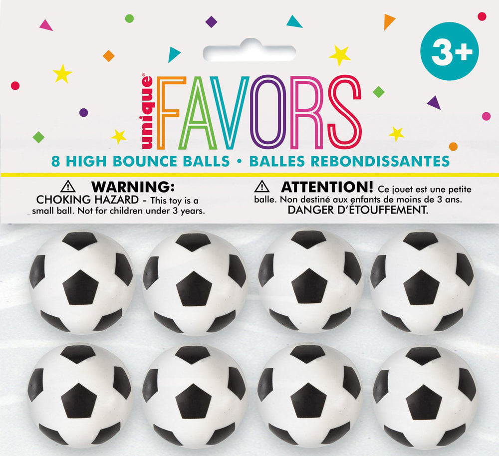Soccer Bouncy Balls (8 pack)