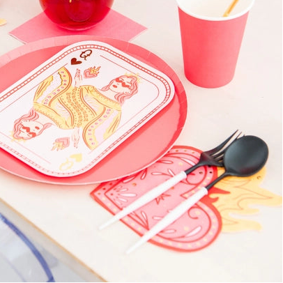 Flaming Heart Cocktail Napkins (20 pack)
