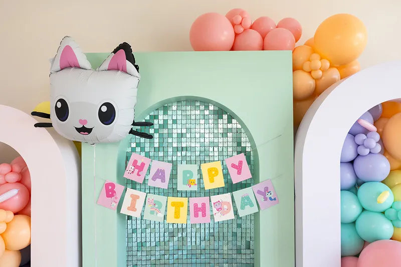 Gabby's Dollhouse Birthday Banner