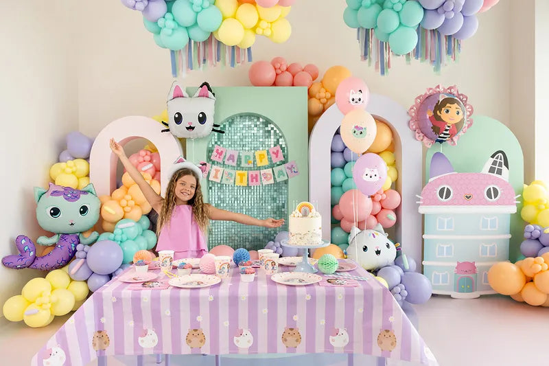 Gabby's Dollhouse Paper Tablecloth