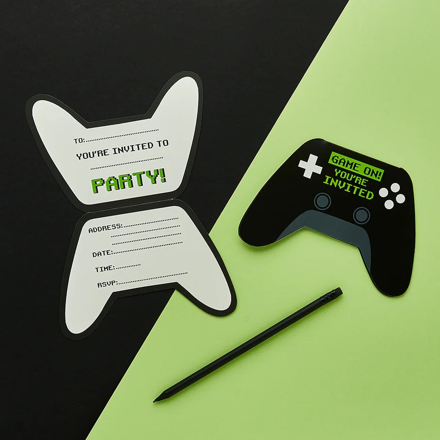 Game Controller Party Invitations (10 pack)