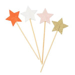 Glitter Mini Star Wands (8 pack)