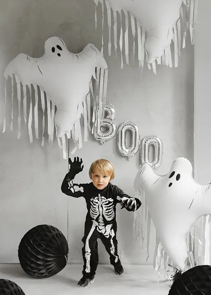 Giant White Ghost Balloon with Tassels