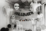 Giant White Ghost Balloon with Tassels
