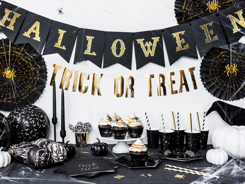 Black Halloween Banner