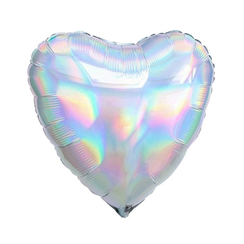 Iridescent Foil Heart Balloon