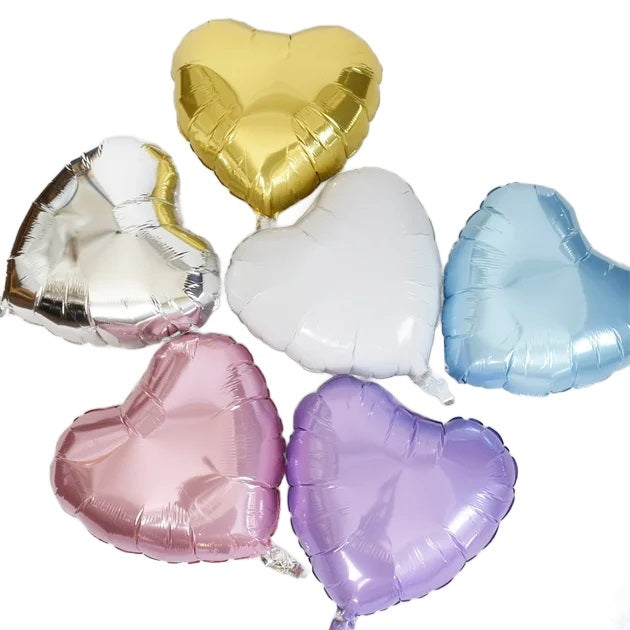 Lavender Foil Heart Balloon
