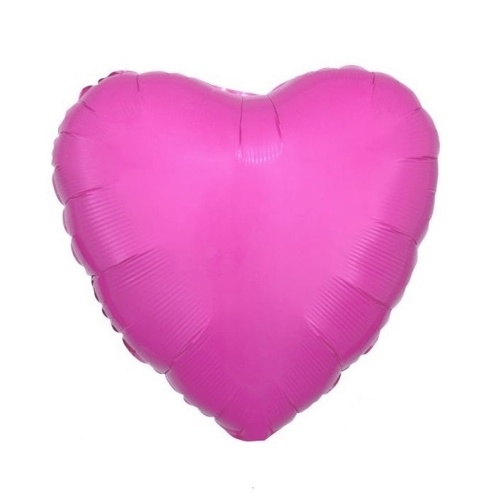 Bubble Gum Pink Foil Heart Balloon