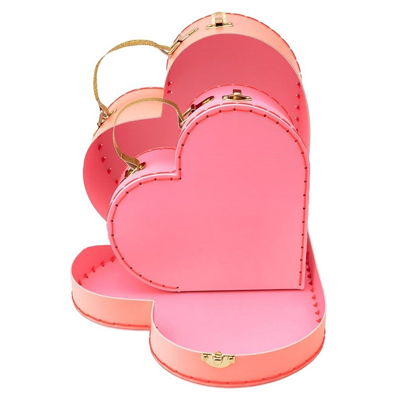 Heart Suitcases (2 pack)