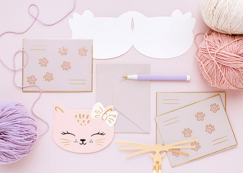 Cat Invitations (6 pack)