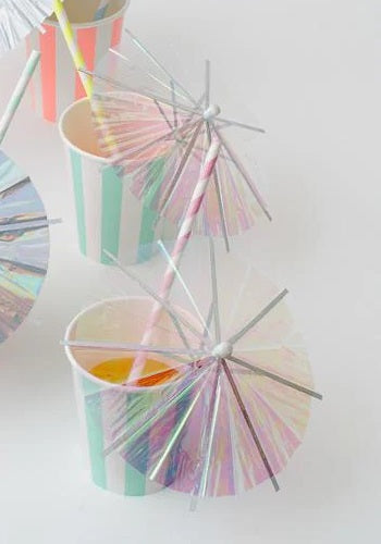 Iridescent Cocktail Umbrellas (25 pack)