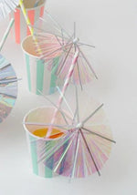 Iridescent Cocktail Umbrellas (25 pack)