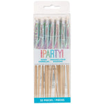 Iridescent Cocktail Umbrellas (25 pack)