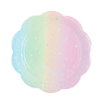 Pastel Iridescent Dessert Plates (10 pack)
