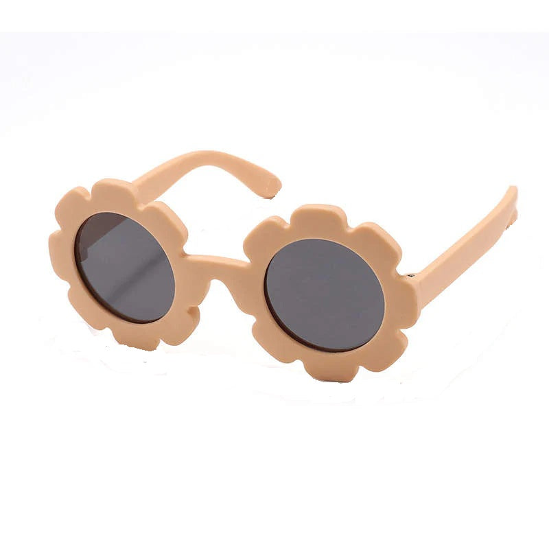 Kids Peach Flower Sunglasses