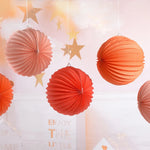 Coral Paper Lantern 25cm