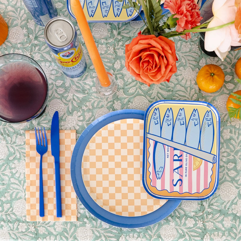Le Dinner Sardine Can Plates (8 pack)