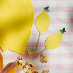 Lemon Cupcake Toppers (12 pack)