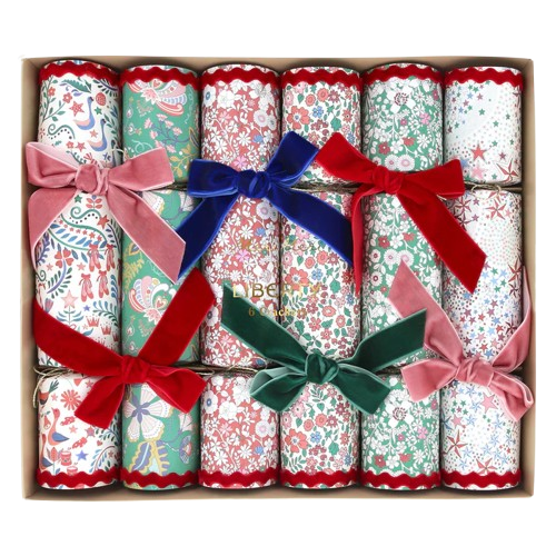 Liberty Velvet Bow Crackers (6 pack)