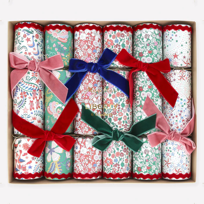 Liberty Velvet Bow Crackers (6 pack)