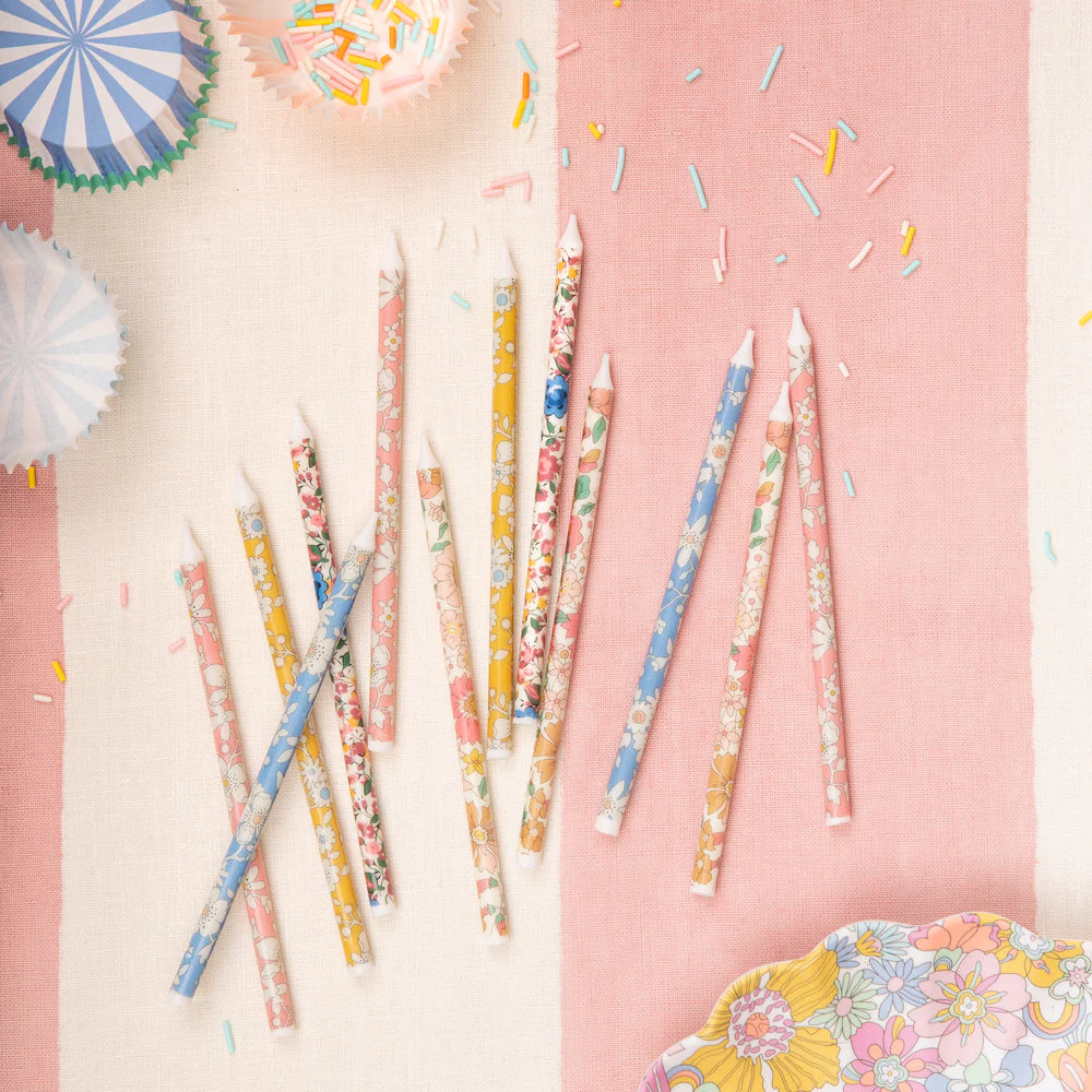 Liberty Floral Candles (16 pack)