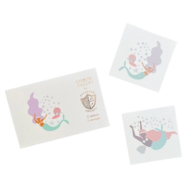 Mermaid Temporary Tattoos (2 pack)