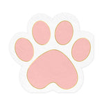 Pink Cat Paw Napkins (12 pack)