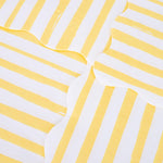 Yellow Striped Small Napkins (16 pack)