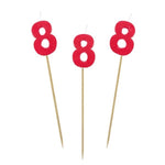 Red Number Candle (only #9 left!)