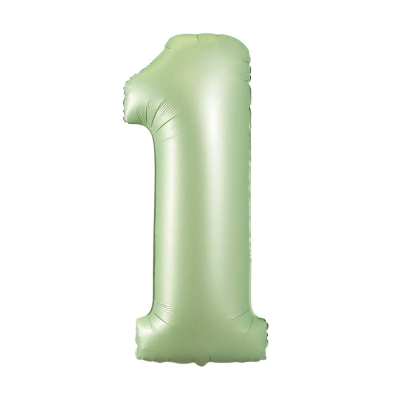 Satin Olive Giant Number Balloon