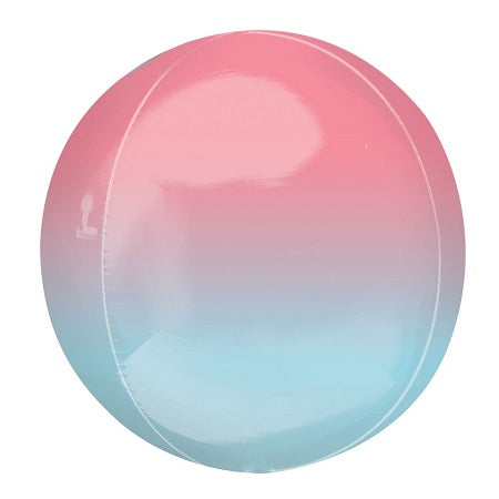 Ombre Pink Blue Orbz Balloon