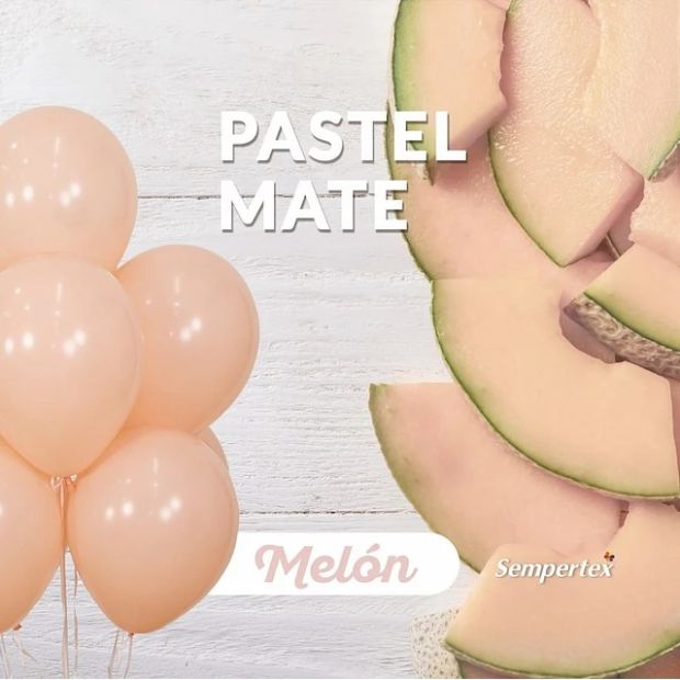 Matte Pastel Melon 60cm Round Balloon