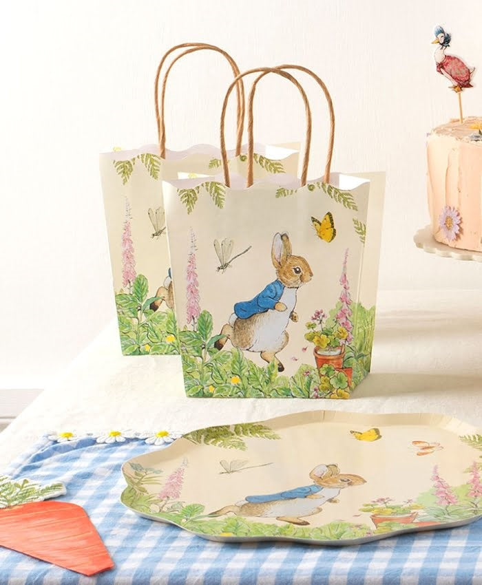 Peter Rabbit favour boxes 8 pack, peter rabbit party supplies