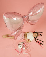 Giant Pink Bow Balloon