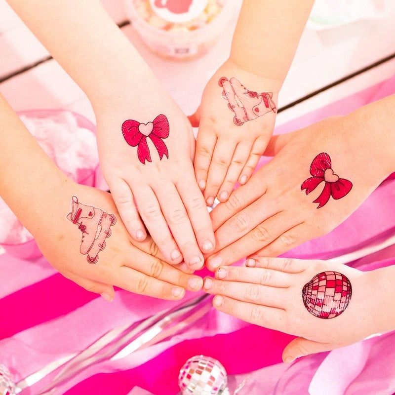Pink Party Tattoos (5 pack)