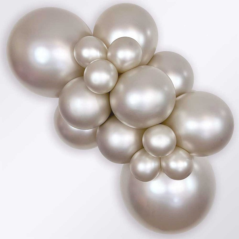 Silk Cream Pearl 60cm Round Balloon