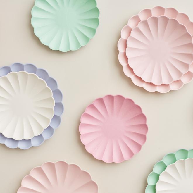 Pink Compostable Large Plates (8 pack) – Ruby Rabbit