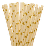 Gold Star Straws (25 pack)