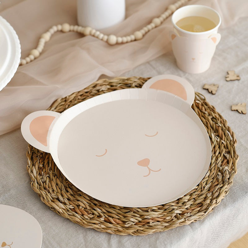 Teddy Bear Plates (8 pack)