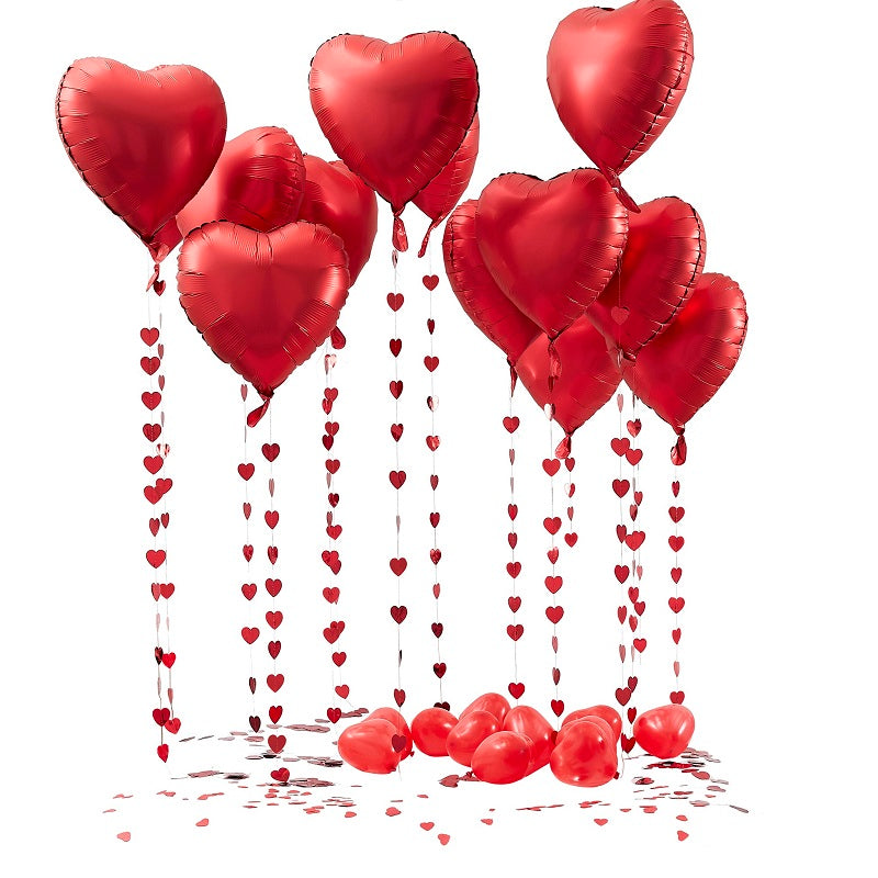 Red Heart Balloons & Tails (15 pack)