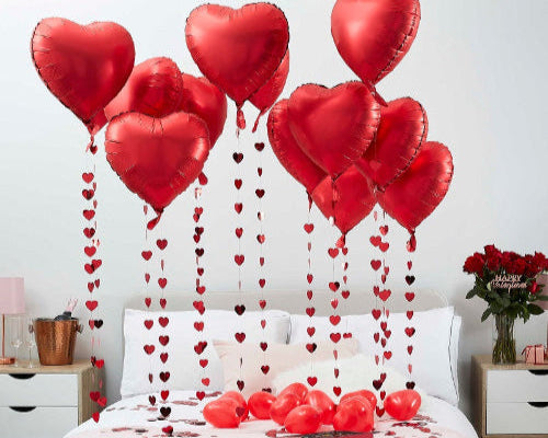 Red Heart Balloons & Tails (15 pack)