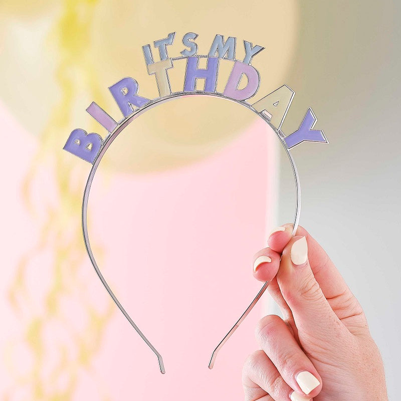 Pastel Birthday Headband