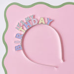 Pastel Birthday Headband