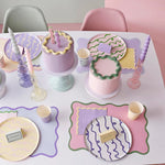 Wavy Pastel Cups (8 pack)