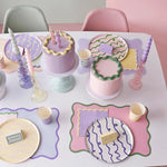 Wavy Pastel Candles (6 pack)