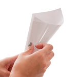 White Snack & Confetti Cones (20 pack)